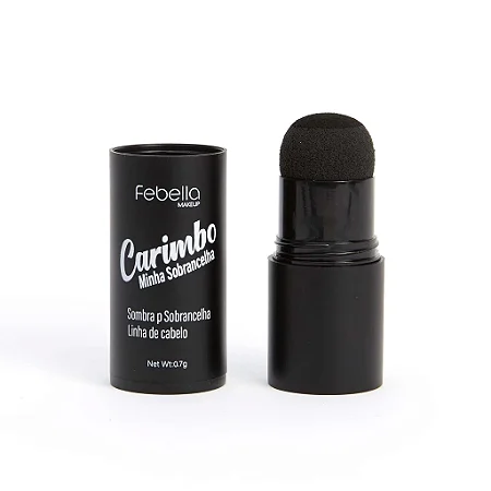 Carimbo para Sobrancelhas  - PRETO  Febella