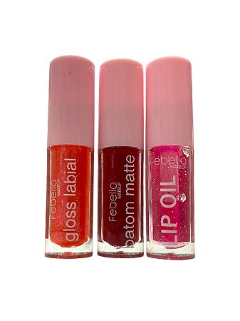Trio Labial Boca Linda COR 04 - Febella