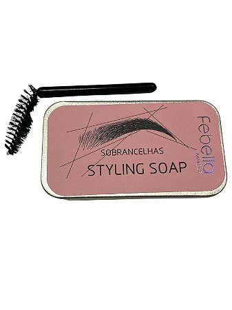 Pasta para sobrancelha- STYLING SOAP - febella