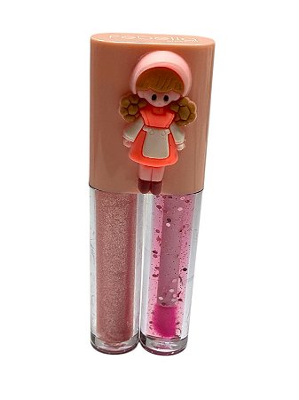 Gloss Duo Little Bunny - BONECA DE CABELO CASTANHO