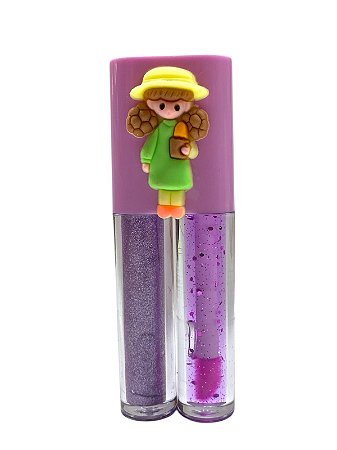 Gloss Duo Little Bunny - BONECA DE CABELO CASTANHO