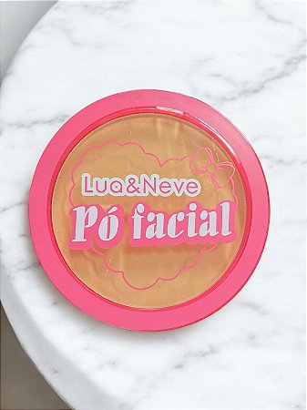 Pó Facial  Lua e Neve cor 01 - (rosa)