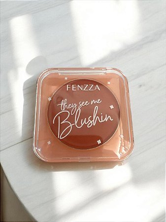 BLUSH CREMOSO THEY SEE ME BLUSHIN  COR 01 - FENZZA