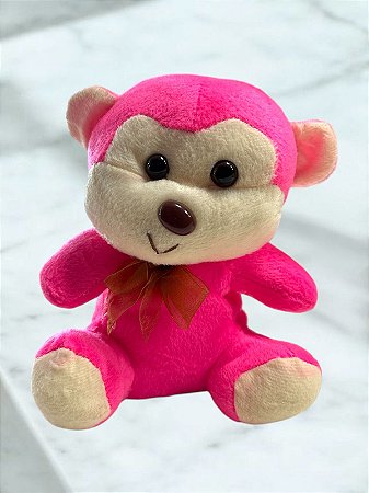 PELÚCIA MACAQUINHO ROSA