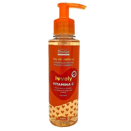 Gel De Limpeza Vitamina C Lovely - Face Beautiful