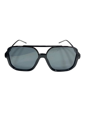 ÓCULOS AVIADOR QUADRADO PRETO