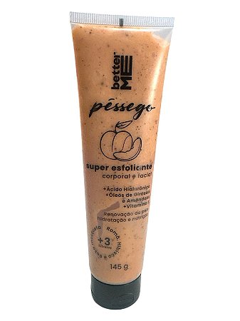 Esfoliante Péssego Corpo e Rosto - Better me