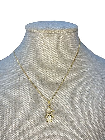 COLAR  DOURADO MENINO -C24