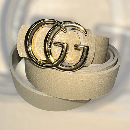 Cinto de grife -Gucci (Bege)