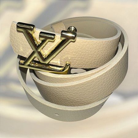 Cinto de grife -LOUIS VUITTON(Bege)