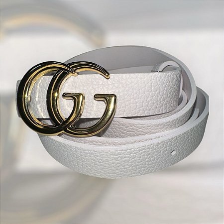 Cinto de grife -Gucci(Branco)