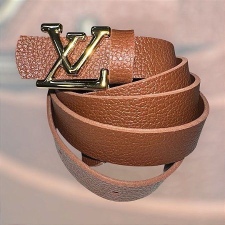 Cinto de grife -LOUIS VUITTON(Marrom escuro)