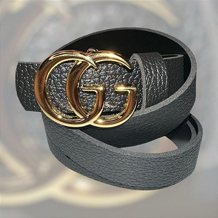Cinto de grife -Gucci(Preto)