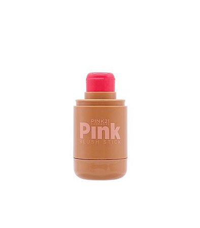 Blush bastão Stick cor 02 - pink 21(EMBALAGEM MARROM)