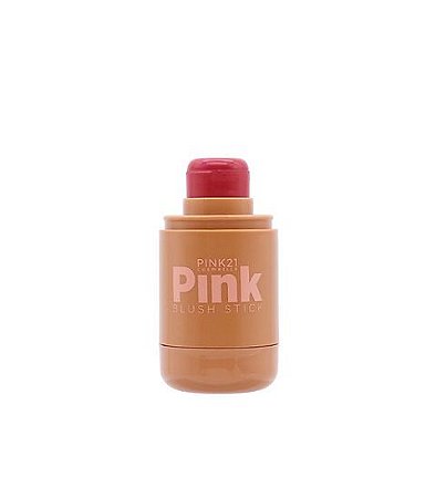 Blush bastão Stick cor 03 - pink 21(EMBALAGEM MARROM)