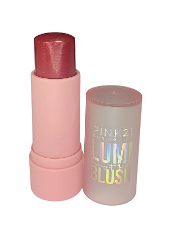 Blush Lumi  bastão Stick embalagem rosa cor 03 - pink 21