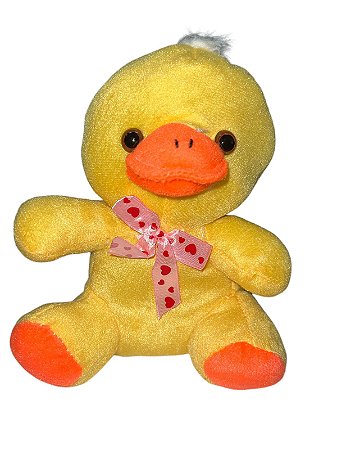 Pelúcia - Pato Com Laço(Coração)