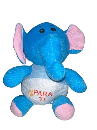 Pelúcia -Elefante azul para ti