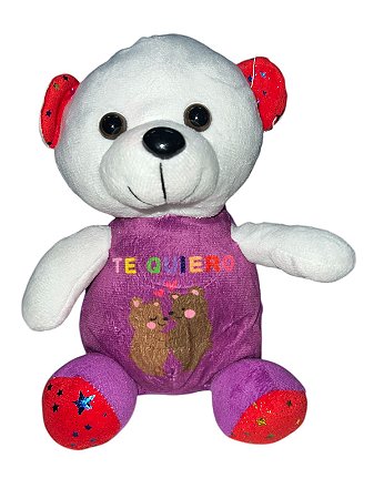 Pelúcia -Urso te quiero roxo