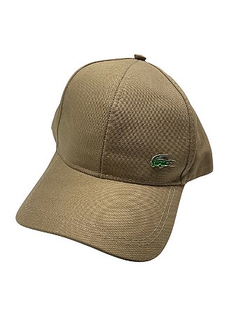 Boné inspirado na Lacoste - Marrom Claro