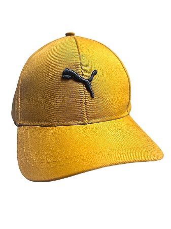 Boné inspirado na Puma(símbolo no meio)-MARROM