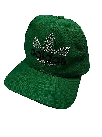 Boné inspirado na Adidas (logo com nome dentro)-VERDE ESCURO