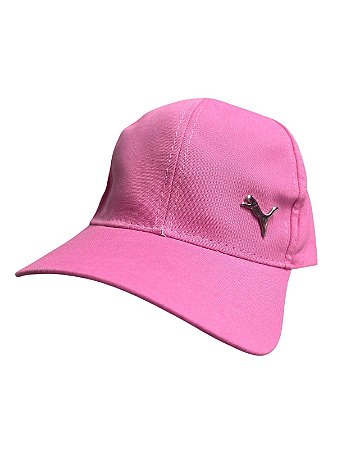 Boné inspirado na Puma(logo ao lado)-ROSA CLARO