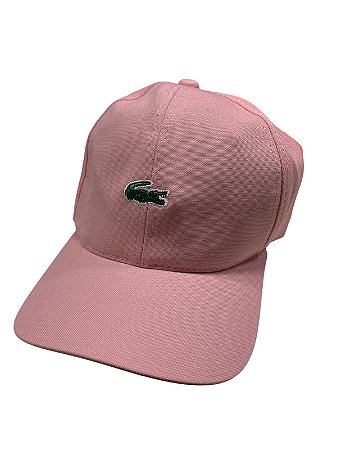 Boné inspirado na Lacoste- Rosa Claro