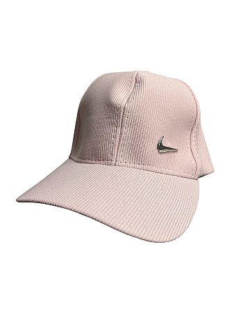 Boné inspirado na Nike Canelado(logo para fora)-ROSA