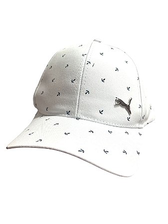 Boné inspirado na Puma(logo ao lado)- BRANCO