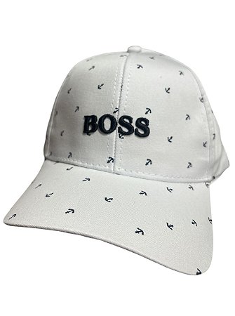 Boné inspirado na Boss(ancora)- BRANCO