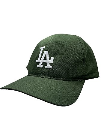 Boné inspirado na LA(Logo Branca)- VERDE ESCURO
