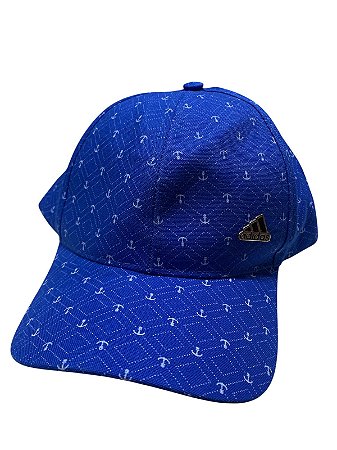 Boné inspirado na Adidas (âncora) - Azul