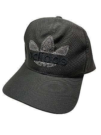 Boné inspirado na Adidas(Marca e logo)- GRAFITE