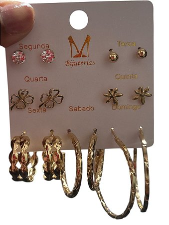 KIT DE BRINCO SEMANINHA D3 - DOURADO