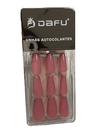 UNHA POSTIÇA NUDE- PT07 - DAFU(24 UNIDADES)