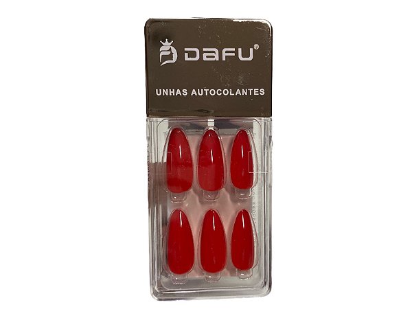 UNHA POSTIÇA VERMRLHA - PT21 - DAFU(24 UNIDADES)