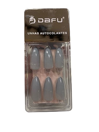 UNHA POSTIÇA CINZA- PT28 - DAFU(24 UNIDADES)