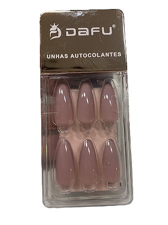 UNHA POSTIÇA NUDE - PT26 - DAFU(24 UNIDADES)