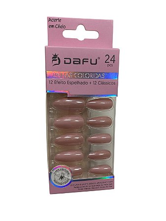 UNHA POSTIÇA - NUDE- UV24-1 - DAFU(CAIXA ROSA)