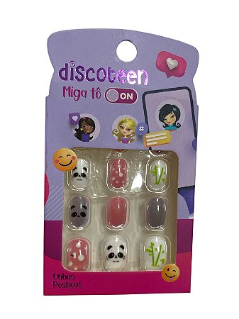 Unhas Postiças Infantil Modelo J - Discoteen