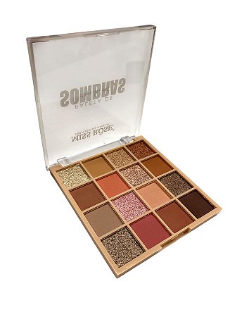 Paleta de sombras 16 Cores - Cor 01 | Miss Rôse
