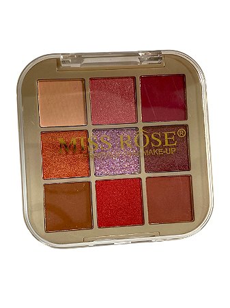 Paleta de sombras 9 Cores - Cor 06 | Miss Rôse