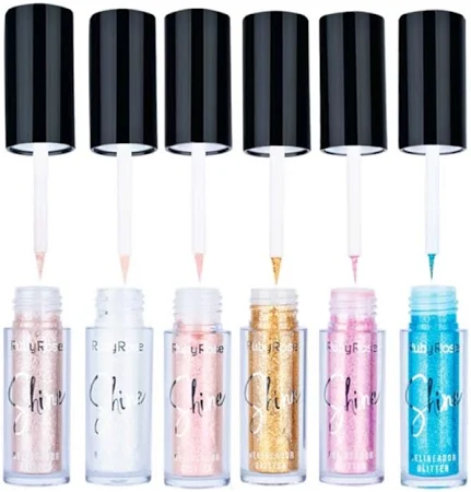 Delineador com Glitter - Shine | Ruby Rose - Pearl azure