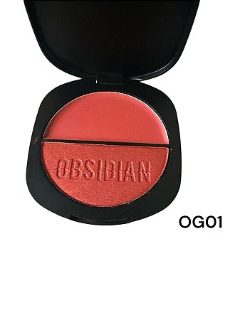 Blush Duo Gemini Obsidian Ruby Rose - COR OG01