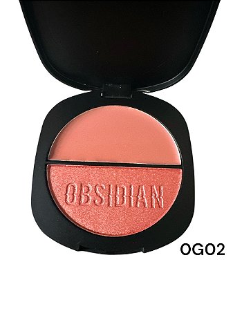 Blush Duo Gemini Obsidian Ruby Rose - COR OG02