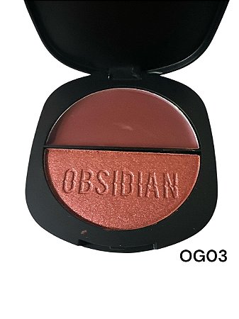 Blush Duo Gemini Obsidian Ruby Rose - COR OG03
