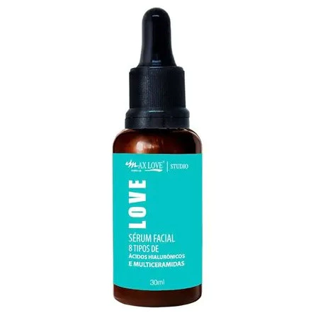 Sérum Facial Max Love 8 Tipos de Ácidos Hialurônicos 30ml