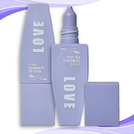 Primer Facial Semente De Uva Hidratante Suavizante Max Love