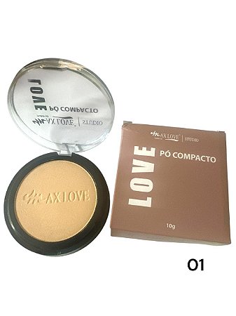 PÓ COMPACTO MAX LOVE COR 01